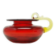 Modernist candle holder, glass, designed by B. Świstacka, Poland, 1970s