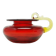 Modernist candle holder, glass, designed by B. Świstacka, Poland, 1970s