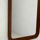 Teak mirror with beveled frame