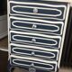 Blue chest of drawers