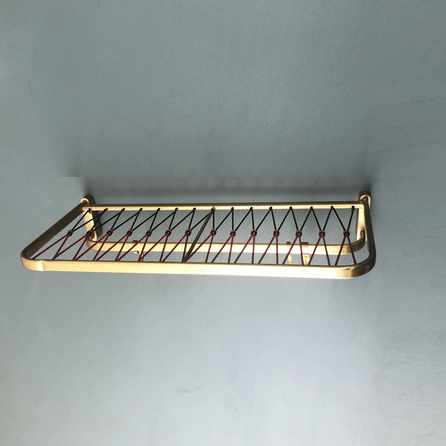 Coat rack train luggage rack 1950