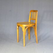 Curved wooden workshop chair Horgen Glarus (CH) 1950, not Thonet bistro.