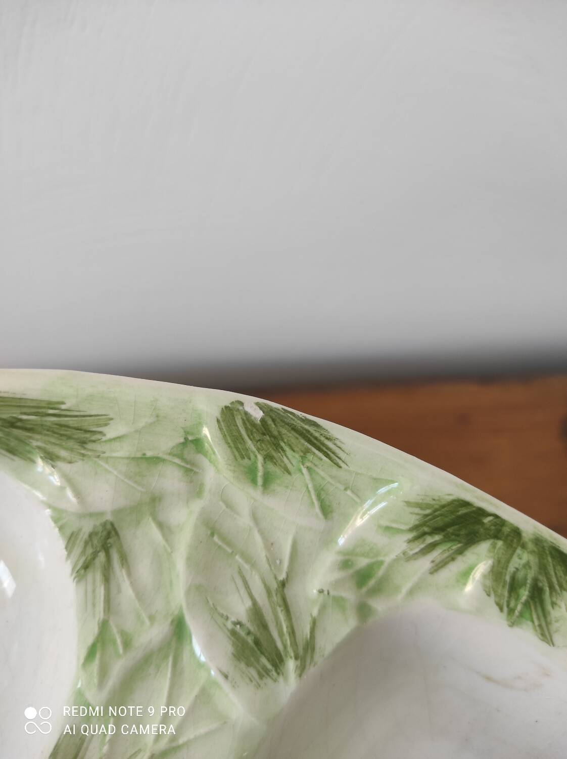 Plate or dish Barbotine