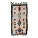 Tapis Berbère Boucherouite coloré - 119 x 224 cm