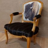 Armchair Louis XV bison