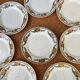 Cake stand and plates chic country Ceranord model Corbei