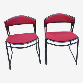 Paire chaises Assisa de Paolo Favaretto
