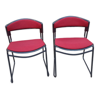 Paire chaises Assisa de Paolo Favaretto