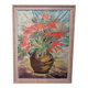 Tableau ancien représentant un bouquet de fleurs