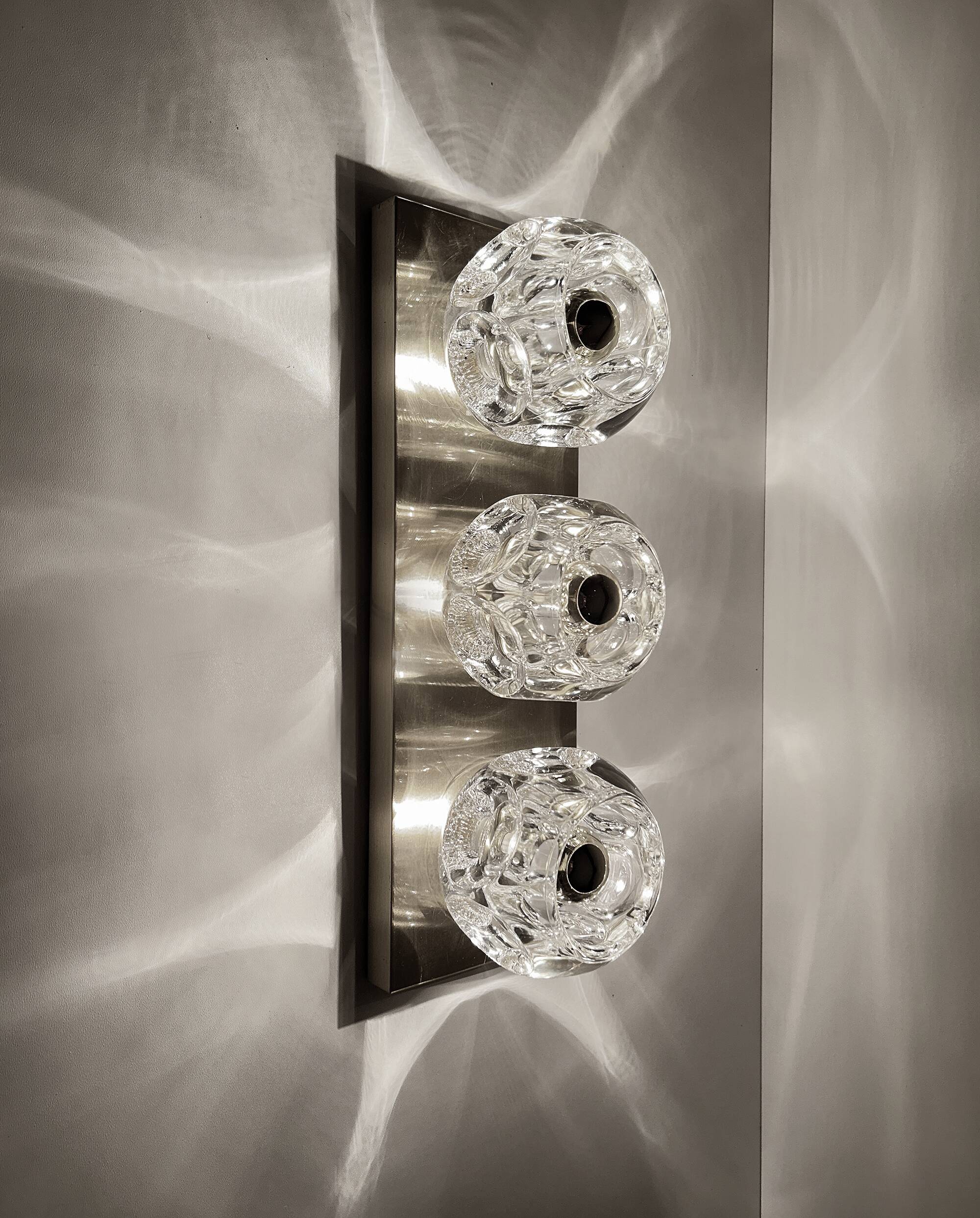 Pair of XXL Vintage Space Age Wall Lights