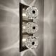 Pair of XXL Vintage Space Age Wall Lights
