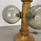 Large Organic Sculptural PINE Wooden Table Light by Temde Lights, Germany 1