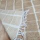 Handmade Beni Ouraine rug in natural wool, size 100 x 200 cm