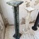 Set of 4 marble columns or pedestals.