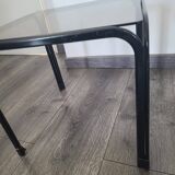 Black metal nesting coffee table