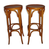 Paire de tabourets de bar Thonet de 1920/30