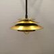 Danish hanging lamp in solid brass from the 1970s.