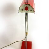Red Table Lamp by Josef Hurka for Lidokov, 1970s