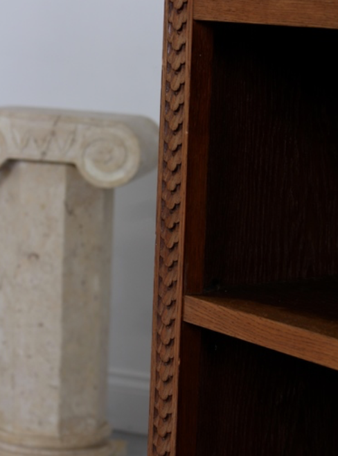 Northern European carved oak library