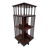 Victorian revolving library – Period 1870/1900 – Mahogany and brass