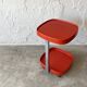 Table d'appoint vintage avec roues, années 1960