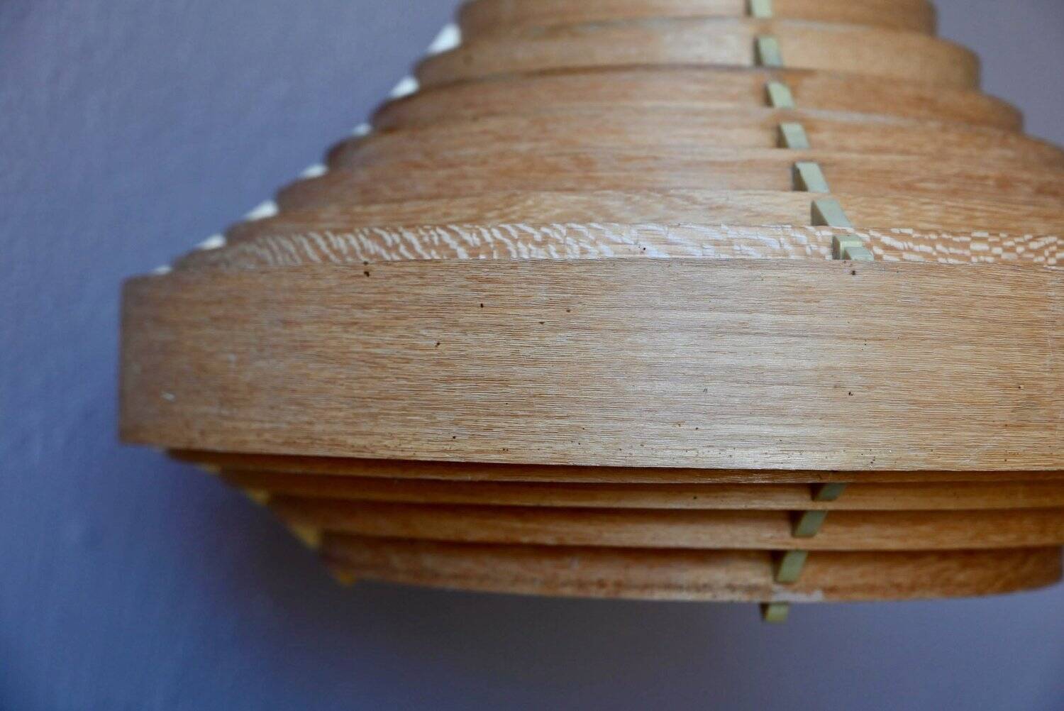 Vintage Scandinavian suspension lamp with slats by Hans-Agne Jakobsson from the 1960s.