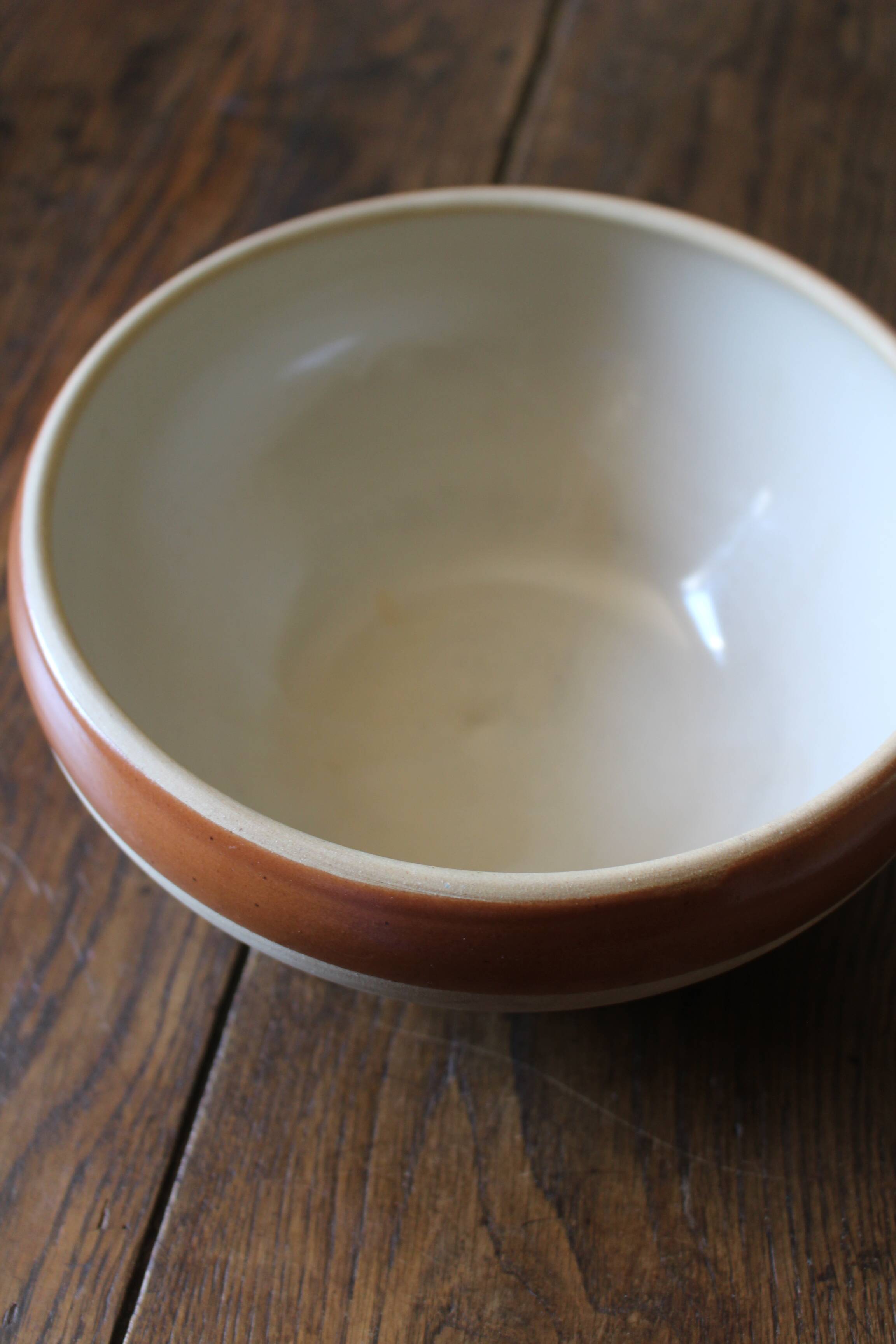 Vintage digoin stoneware salad bowl