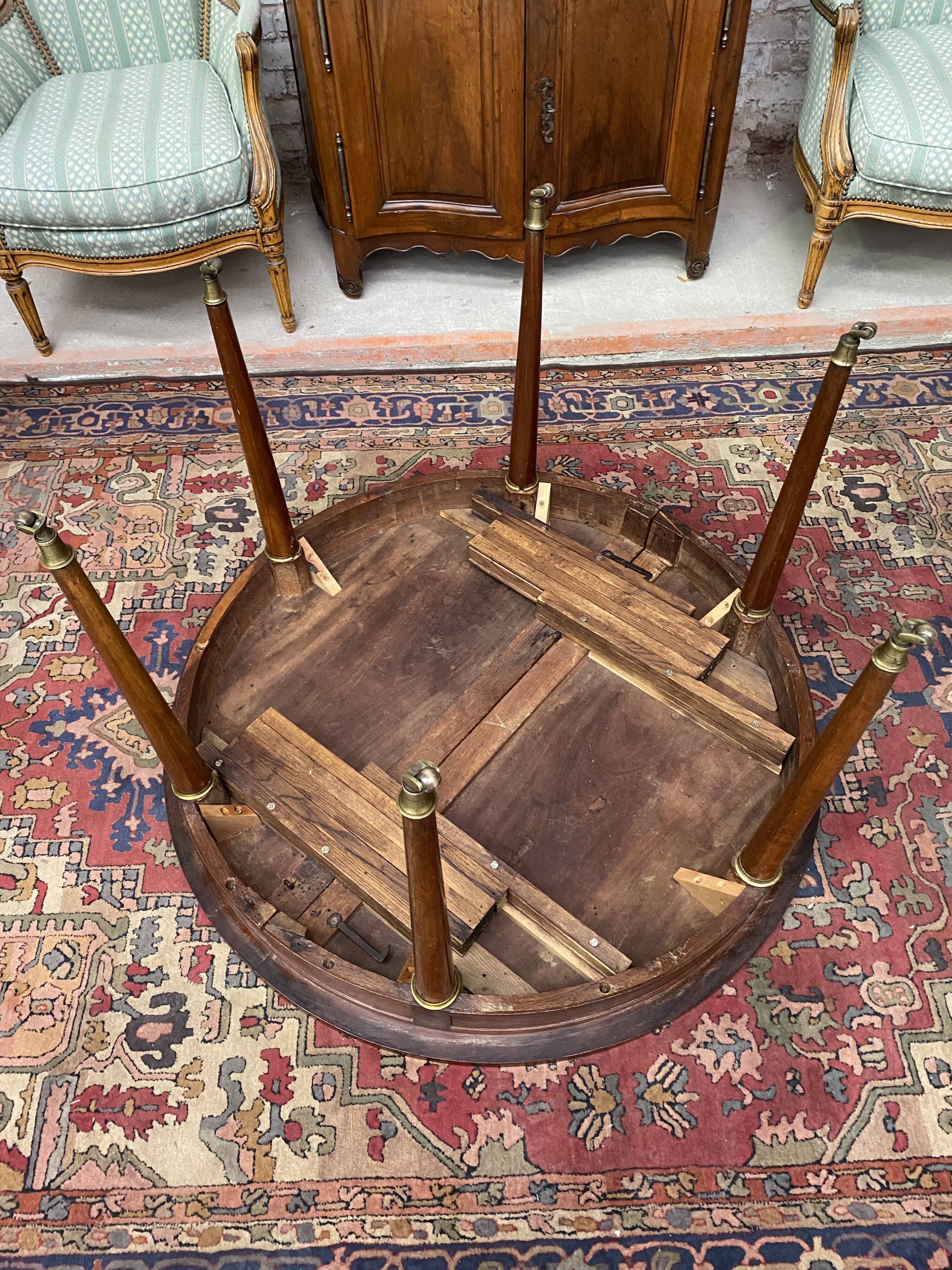 Mahogany Dining Room Table Period Louis XVI XVIII Eme Century