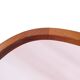Teak wall mirror, organic shape, Denmark 1960s