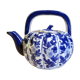 Théière citrouille bleue