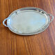 Silver metal tray early twentieth century