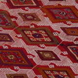 Anatolian handmade kilim rug 266 cm x 172 cm