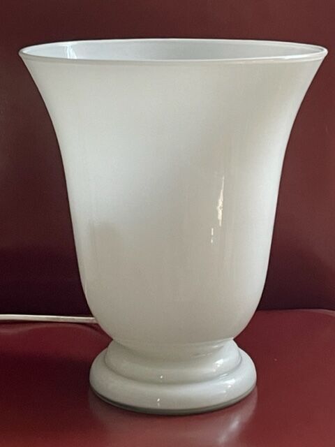 Lampe vasque opaline style art déco