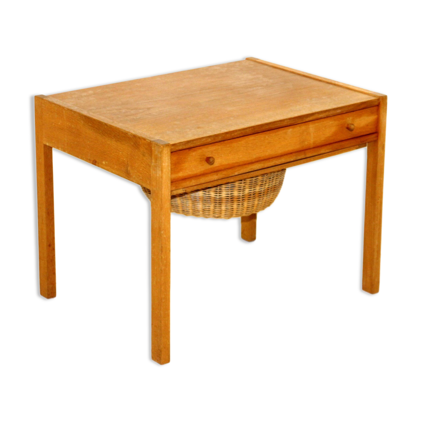 Oak and rattan worker, Denmark, 1960