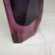 Vase à facettes Murano des années 80