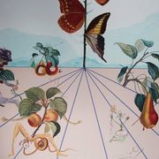 Salvador Dali : Flordali II, La rose papillon - Lithographie originale signée