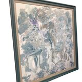 Silk painting signed Marceodol