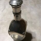 Glass and tin carafe