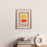 Abstract collage - luna - h803 - signed Eawy