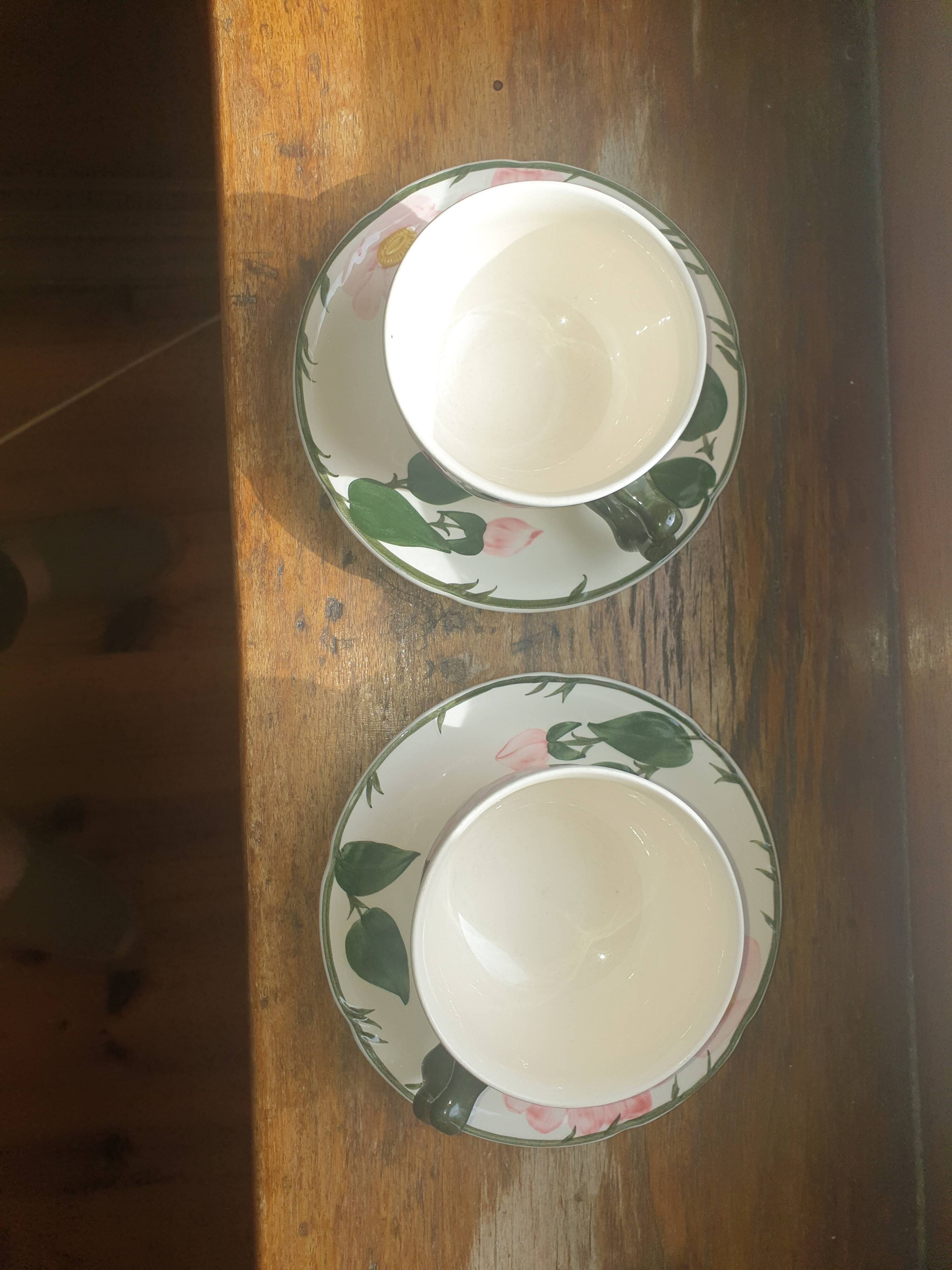 Duo of Villeroy & Boch Cup "Wild rose"