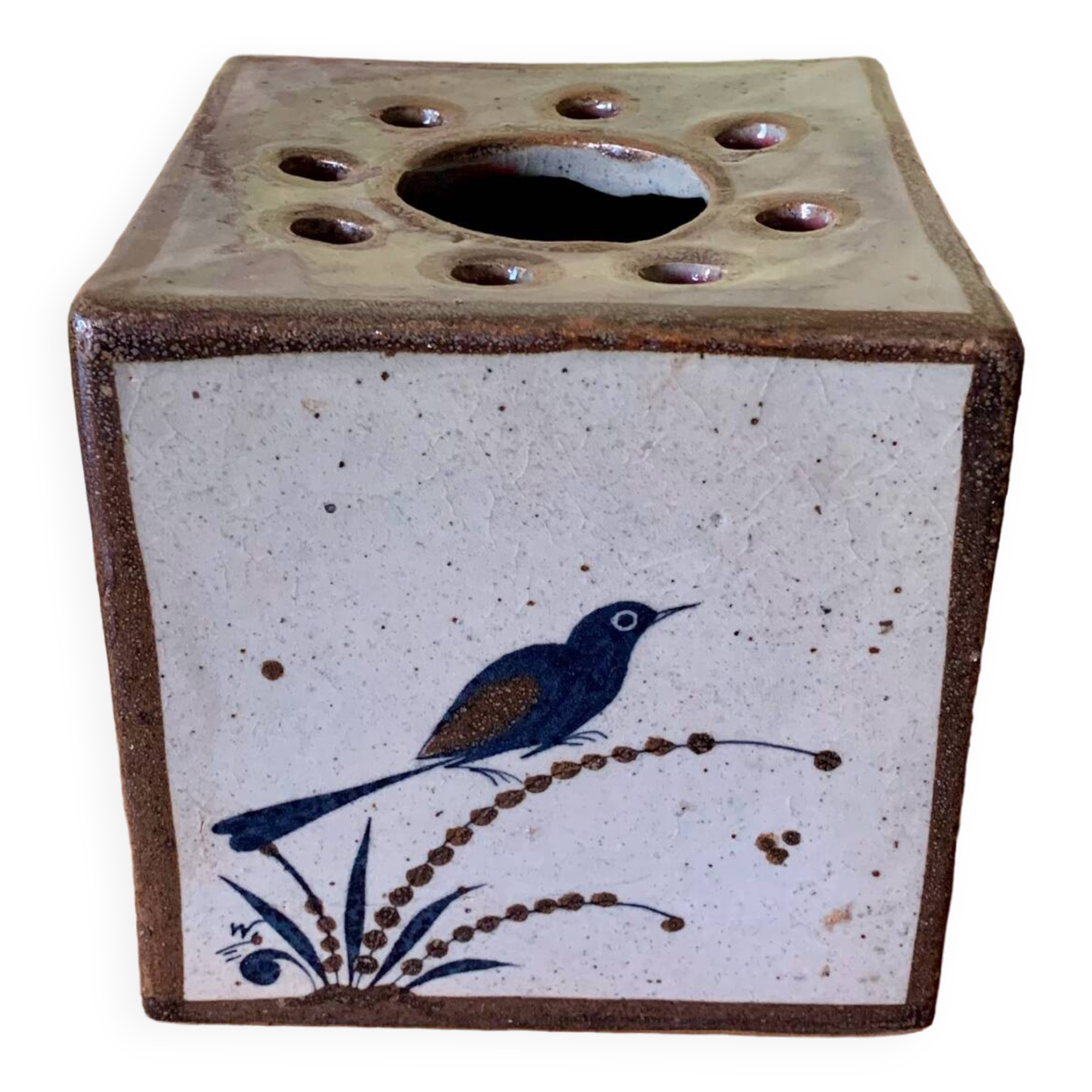 70s flower spike vase