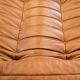Togo chaise lounge in pine leather by Michel Ducaroy for Ligne Roset, 1974