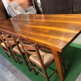 Solid walnut table