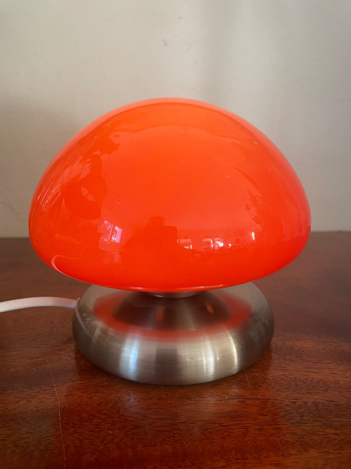 80s tactile mushroom lamp