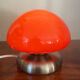 80s tactile mushroom lamp
