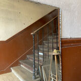 Antique mirror stitched