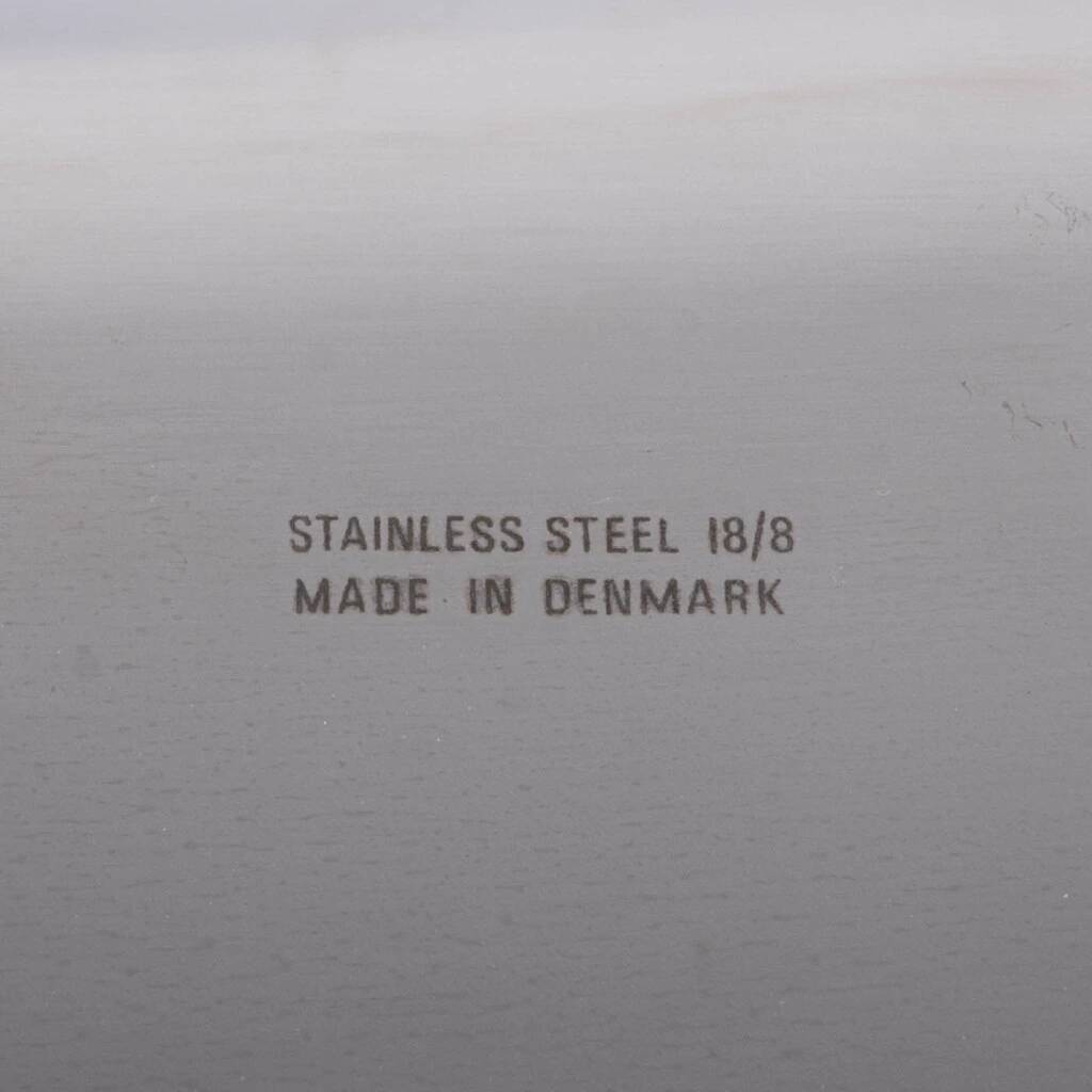 Stainless steel serving trays from the 1960s by Kalmar Designs