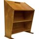 Vintage Oak Secretary Desk by Cor Alons for Den Boer Gouda