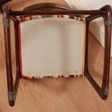 Pair of two chairs sled baumann