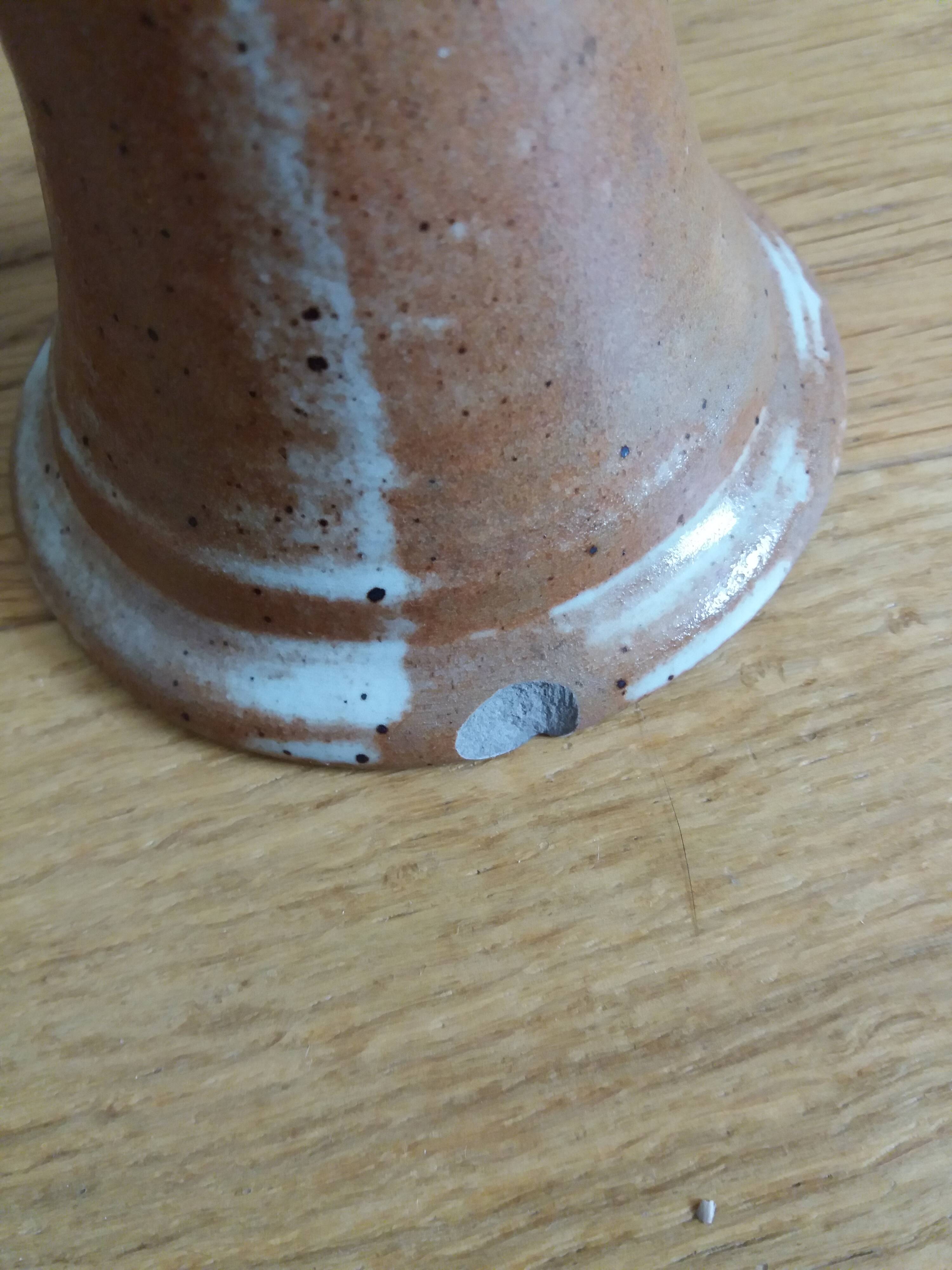 Stoneware candle holders